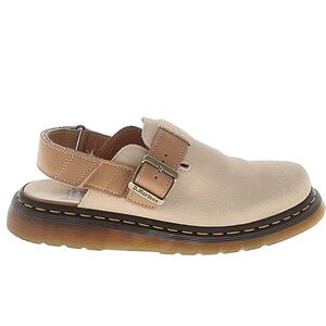 Dr. Martens Jorge Il Suede Cream Tan Mules Clogs Unisex Men’s 7 / Women’s 8